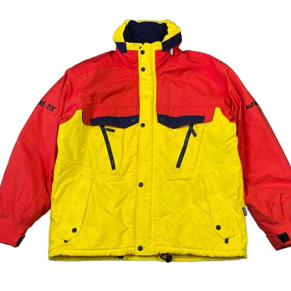 Nevica Men’s Ski Jacket in Yellow & Red with GORE‑TEX Protection